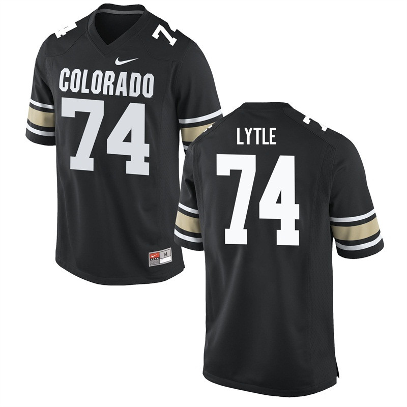 Men #74 Chance Lytle Colorado Buffaloes College Football Jerseys Sale-Home Black - Click Image to Close